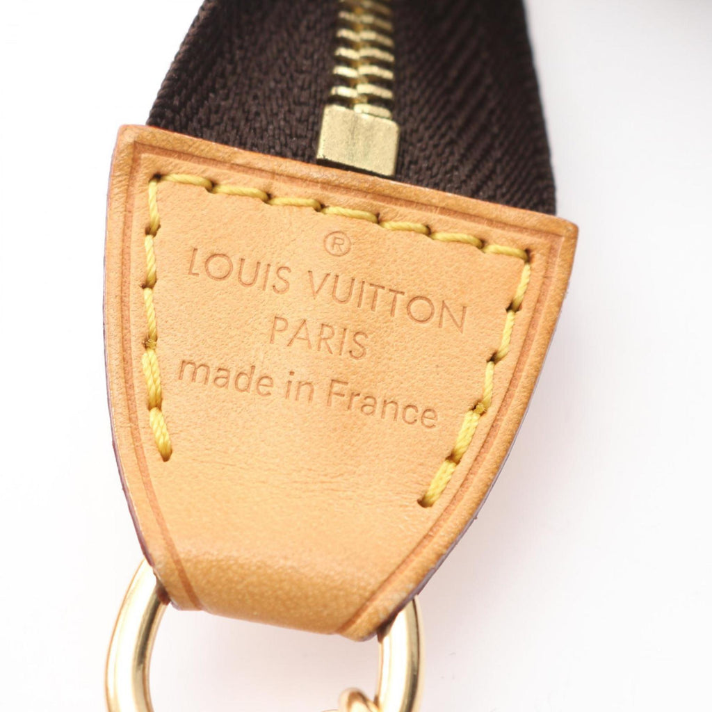 Louis Vuitton Brown Coated Canvas Leather Monogram Handbag Shoulder Bag