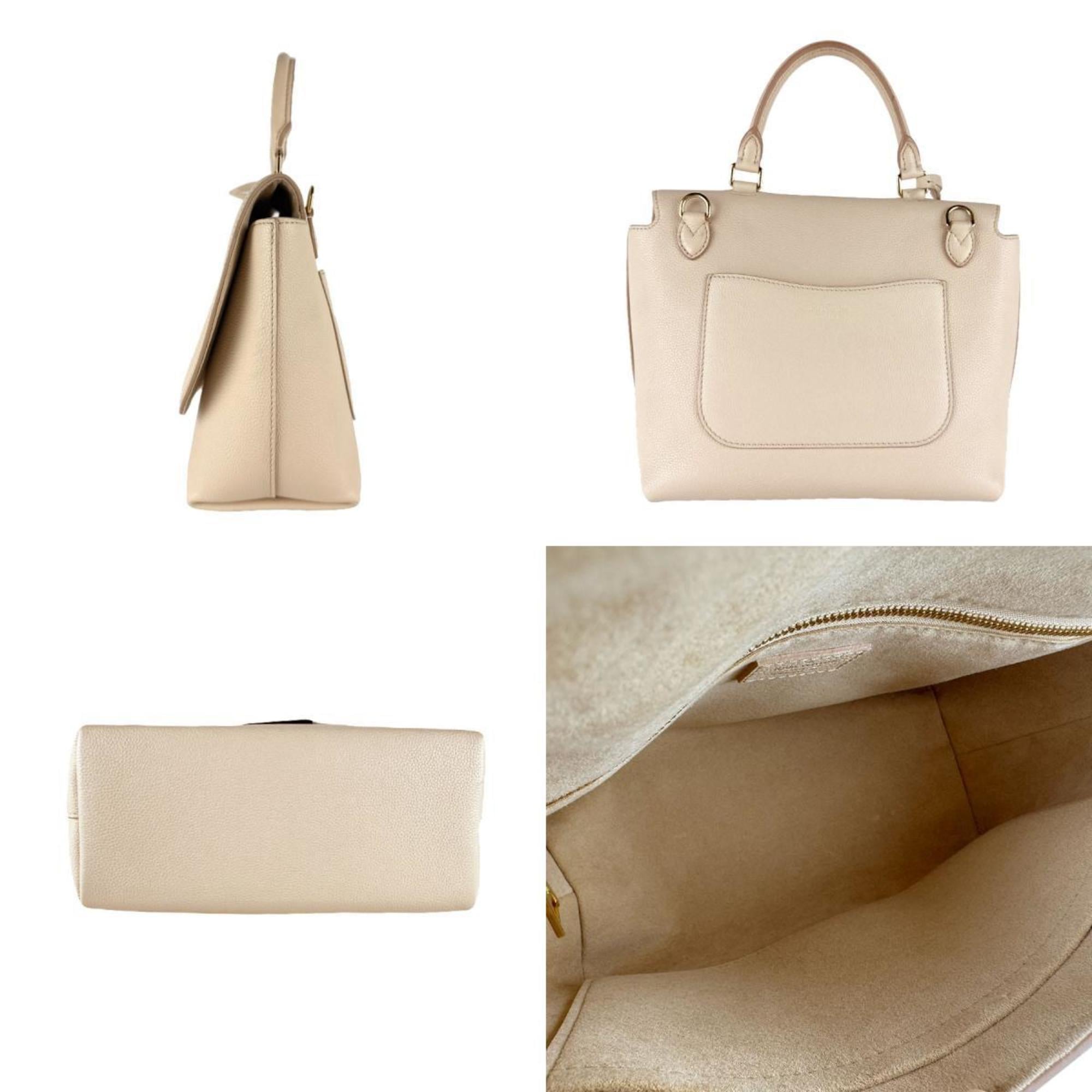Louis Vuitton Light Beige Cuir Ombre Leather Handbag Shoulder Bag