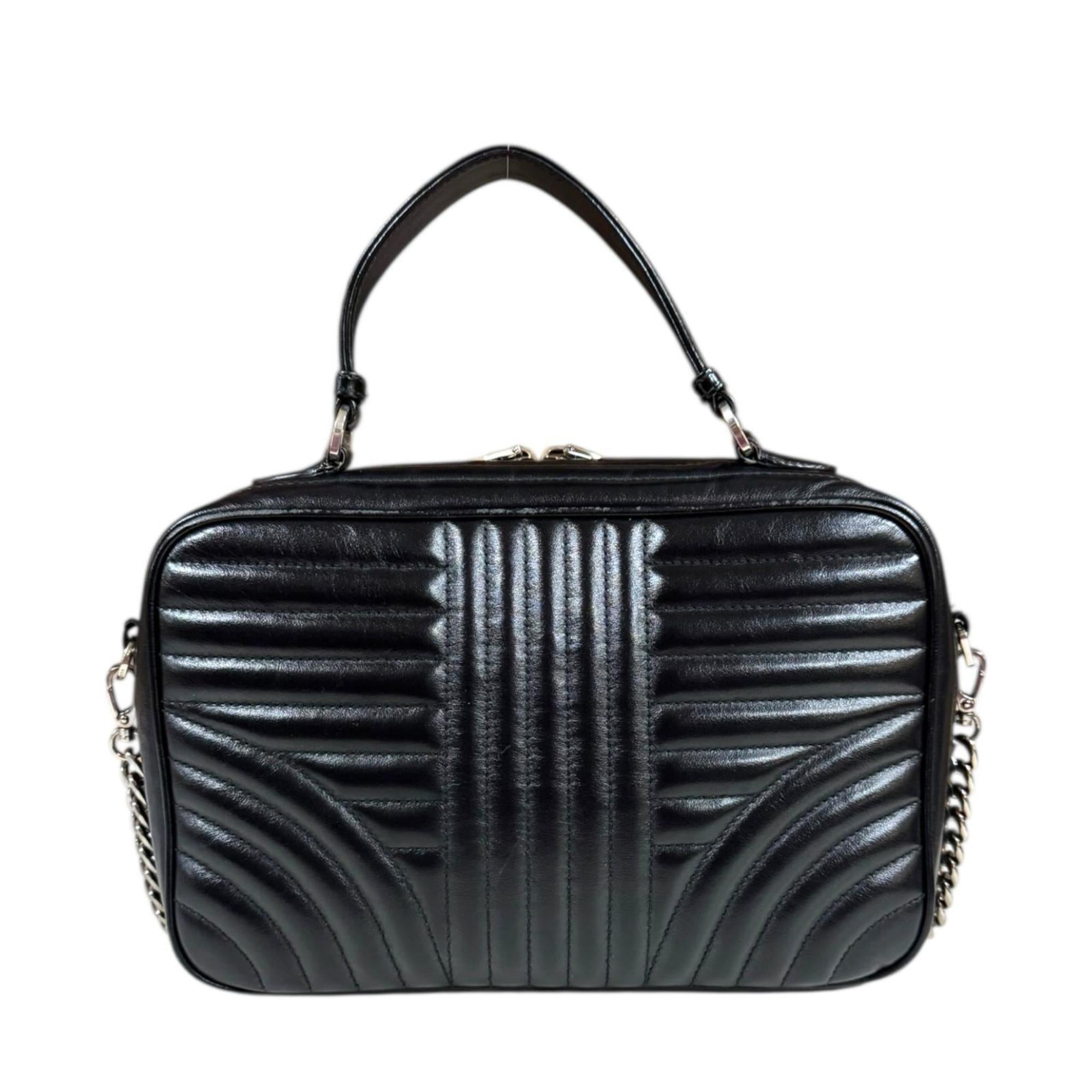 Prada Black Leather Shoulder Bag