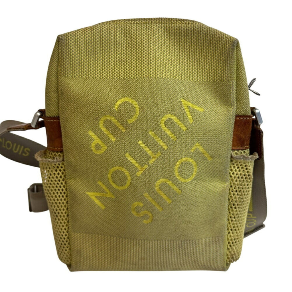 Louis Vuitton Yellow Canvas Pochette Shoulder Bag