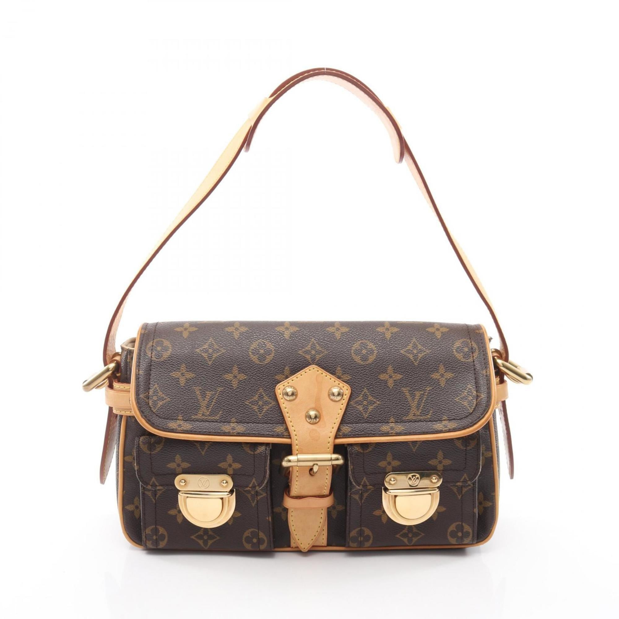 Louis Vuitton Brown Coated Canvas Pvc Leather Monogram Handbag Shoulder Bag