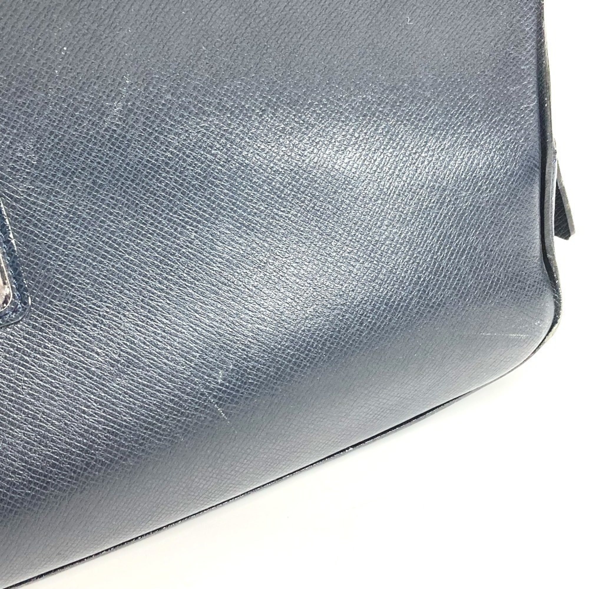 Louis Vuitton Boreal Navy Taiga Leather Handbag Shoulder Bag