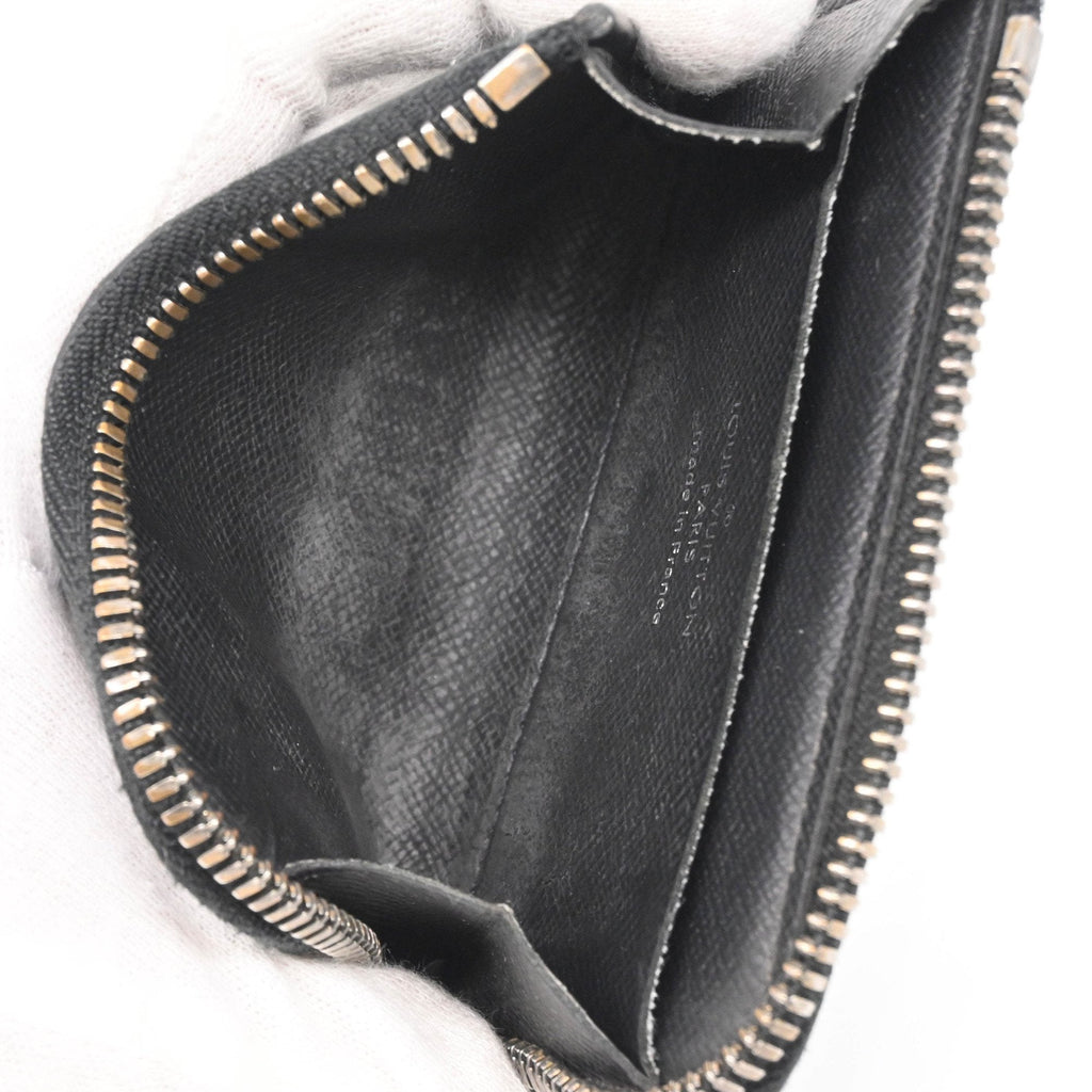 Louis Vuitton Black Monogram Eclipse Monogram Eclipse Coin Purse/Coin Case