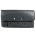 Louis Vuitton Monogram Empreinte Black Noir Monogram Empreinte Long Wallet