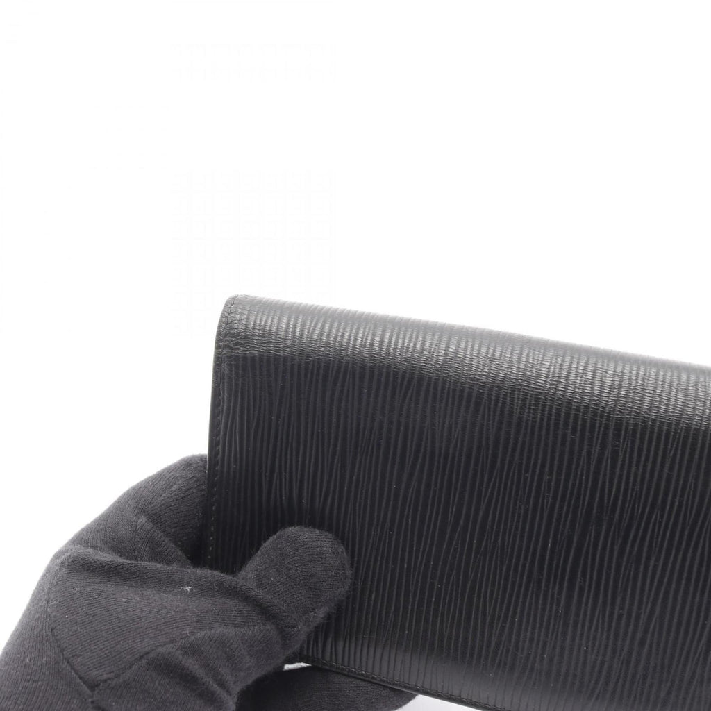 Louis Vuitton Epi Black Epi Leather Long Wallet