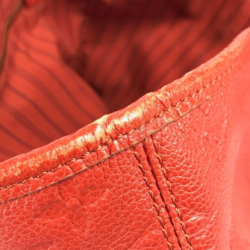 Louis Vuitton Monogram Empreinte Red Color Monogram Empreinte Shoulder Bag Tote Bag