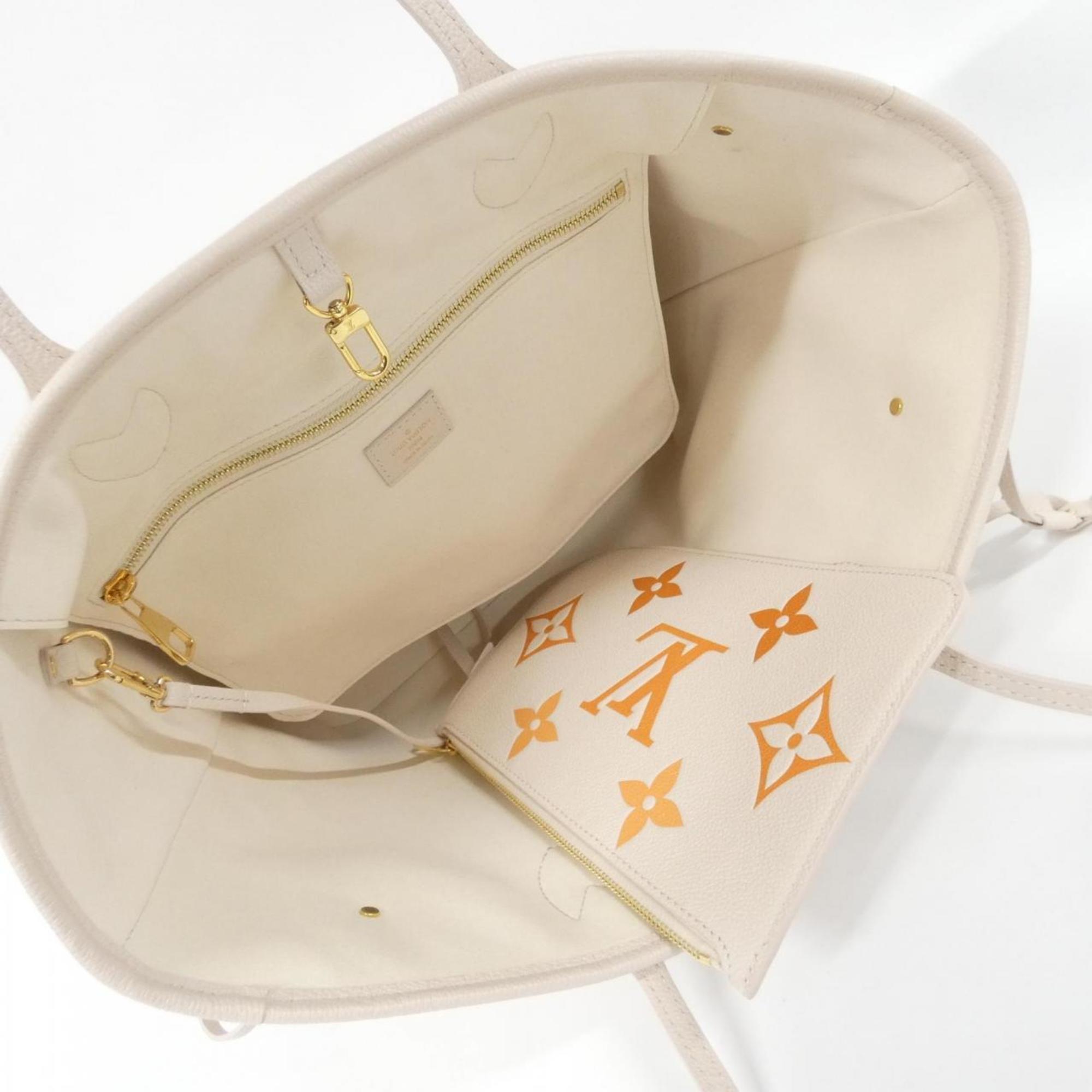 Louis Vuitton Beige Leather Handbag