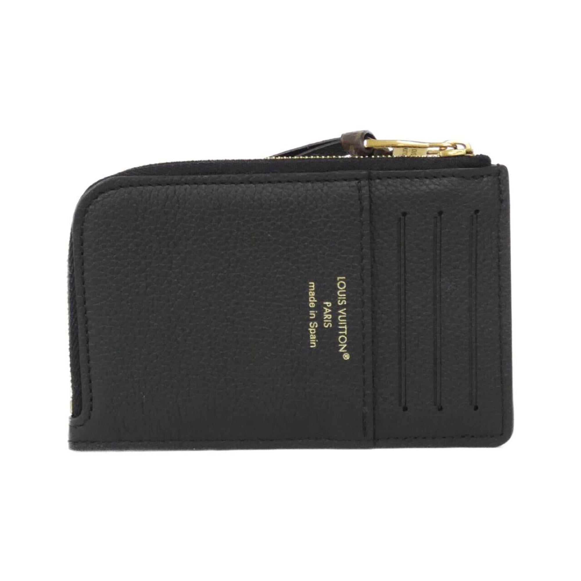 Louis Vuitton Black Leather Coin Purse/Coin Case
