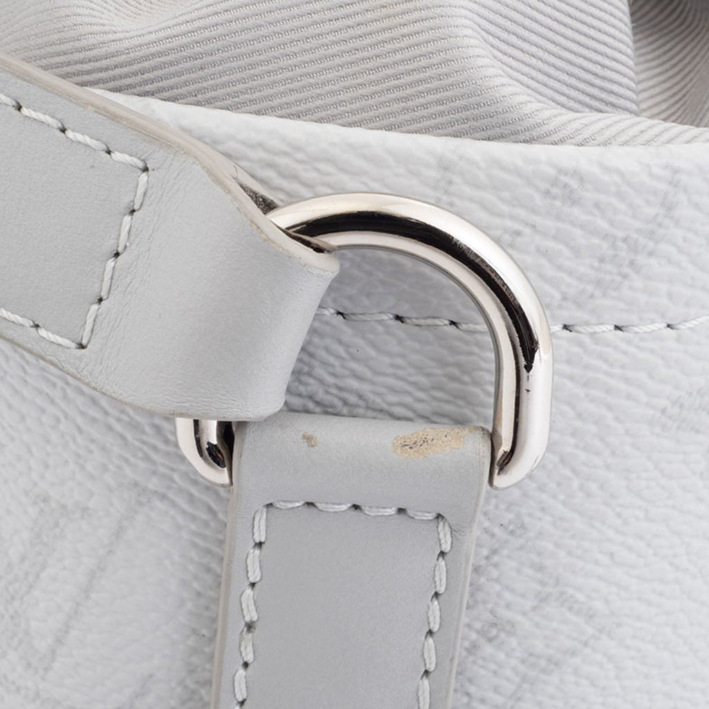 Louis Vuitton Monogram Light Gray White Monogram Shoulder Bag
