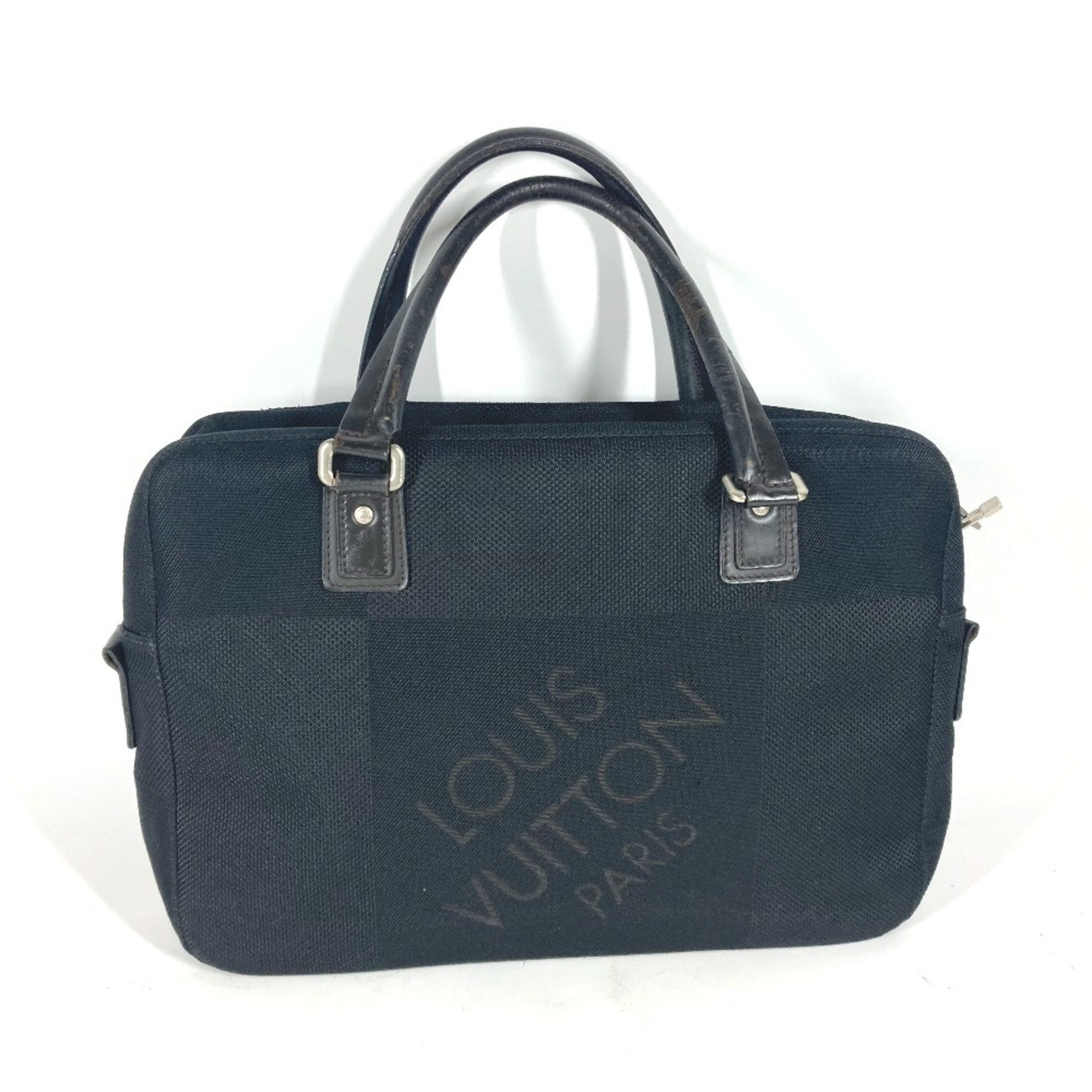 Louis Vuitton Black Noir Damier Geant Handbag Tote Bag