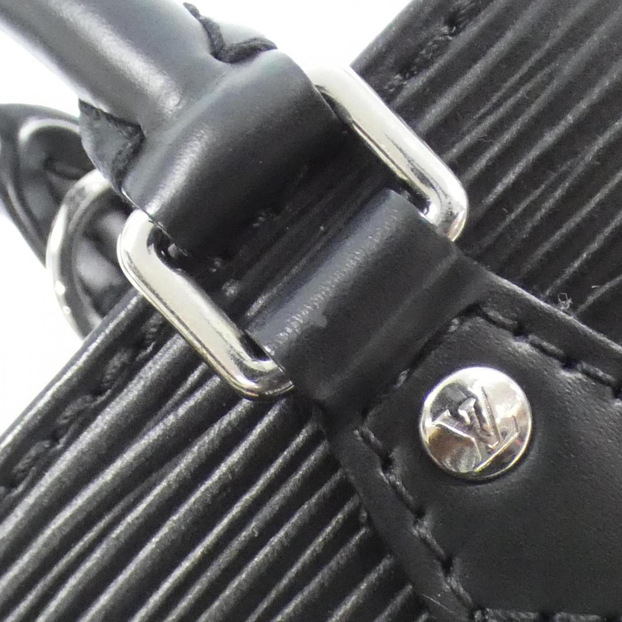Louis Vuitton Black Leather Handbag
