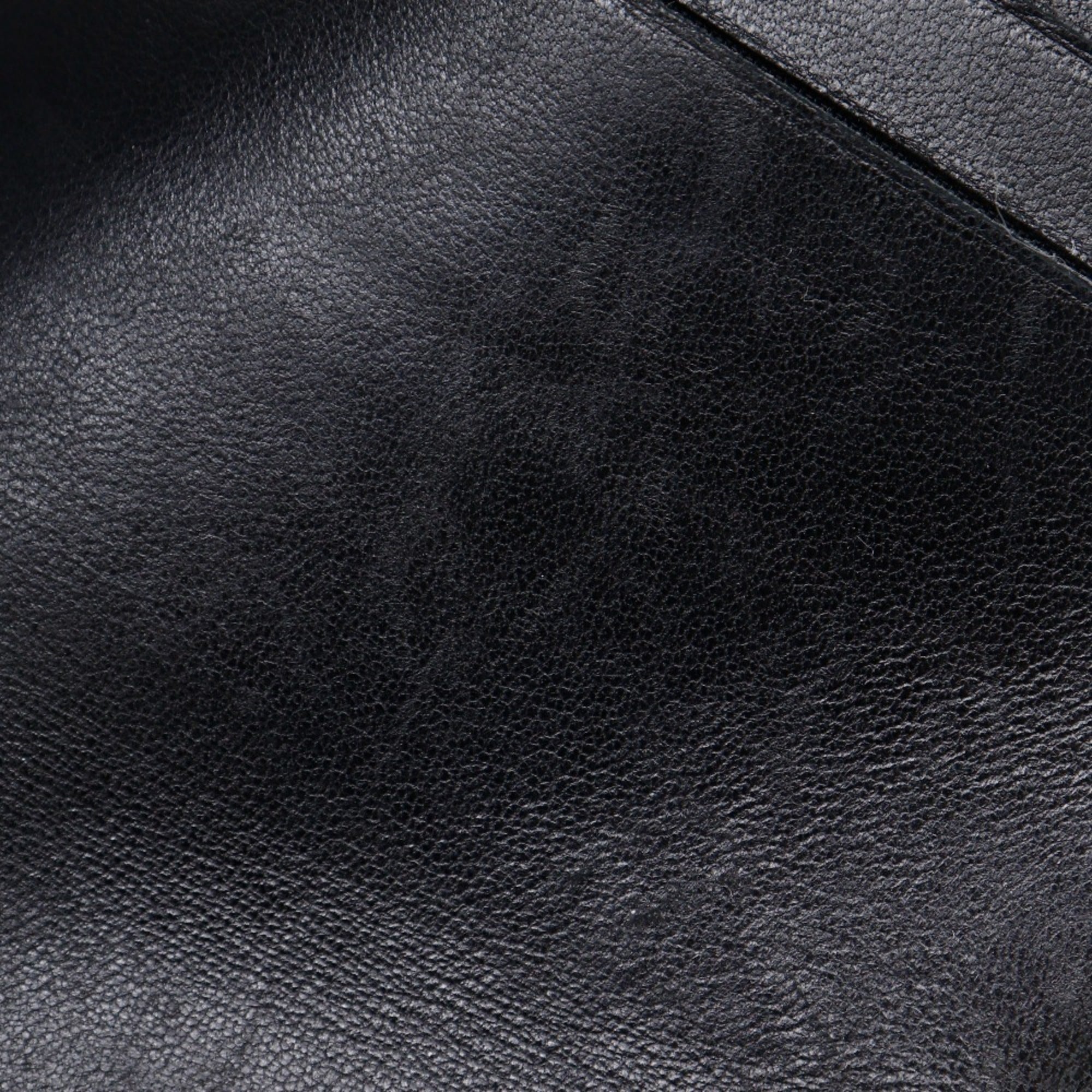 Chanel Black Patent Leather Wallet (Tri-Fold)