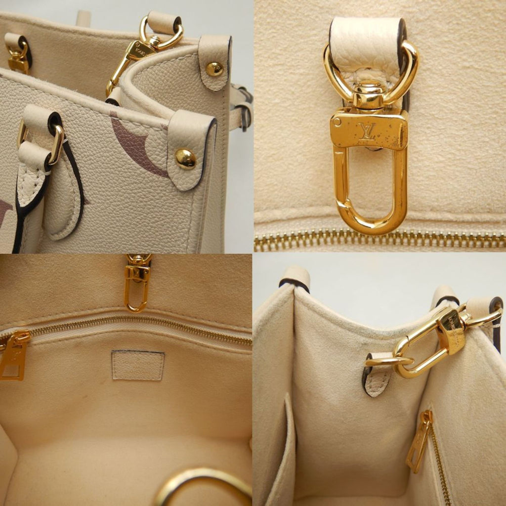 Louis Vuitton Cream Monogram Empreinte Tote Bag