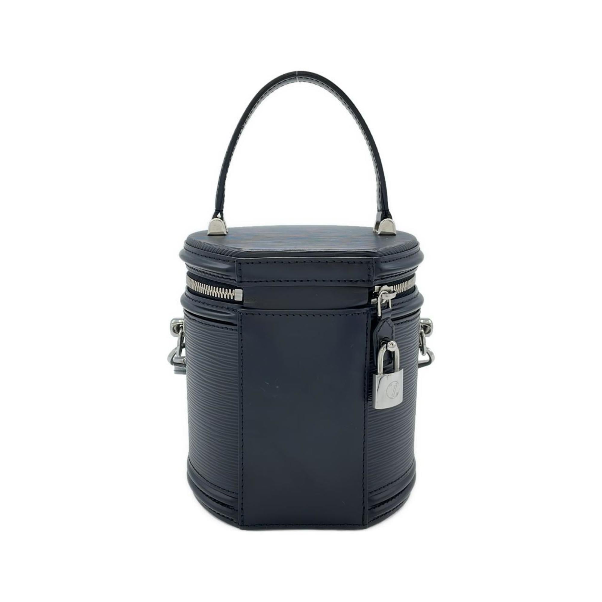 Louis Vuitton Black Leather Handbag