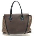 Louis Vuitton Brown Chocolat Monogram Canvas Cuir Ombre Leather Handbag
