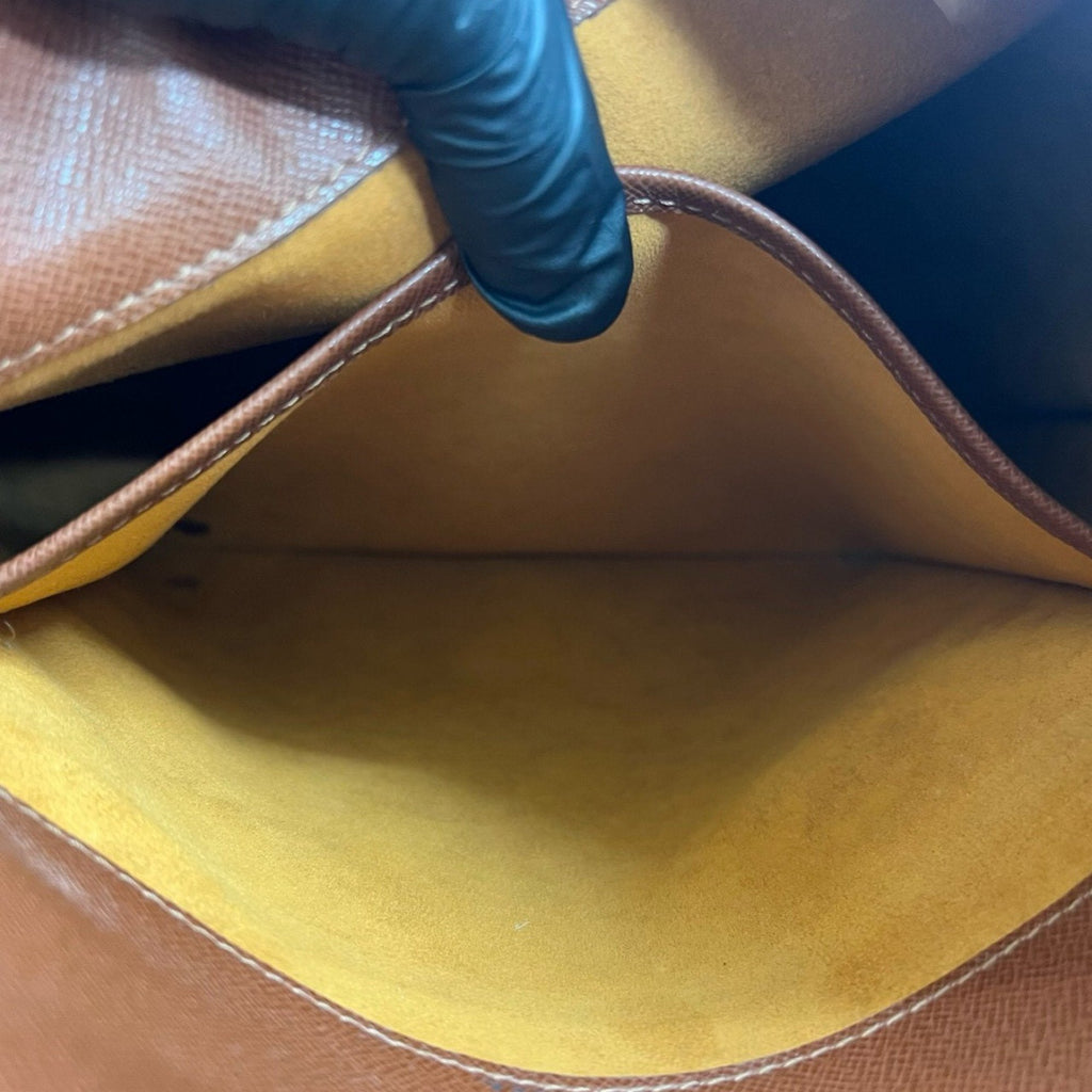 Louis Vuitton Brown Leather Pvc Pochette Shoulder Bag