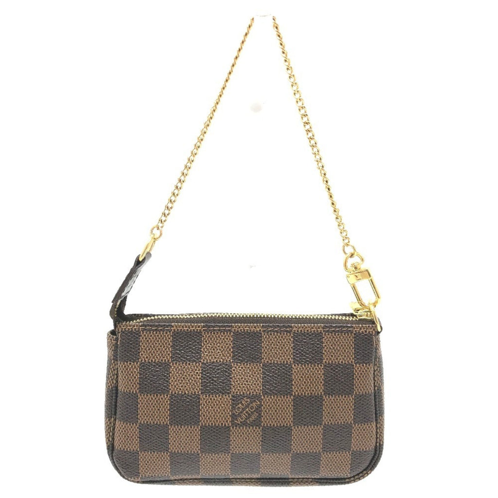 Louis Vuitton Brown Ebene Damier Canvas Pochette Pouch