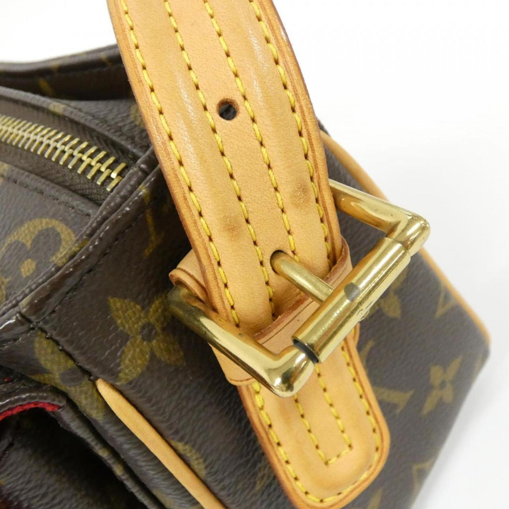 Louis Vuitton Brown Coated Canvas Shoulder Bag