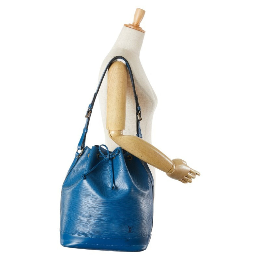 Louis Vuitton Epi Toledo Blue Leather Handbag Shoulder Bag