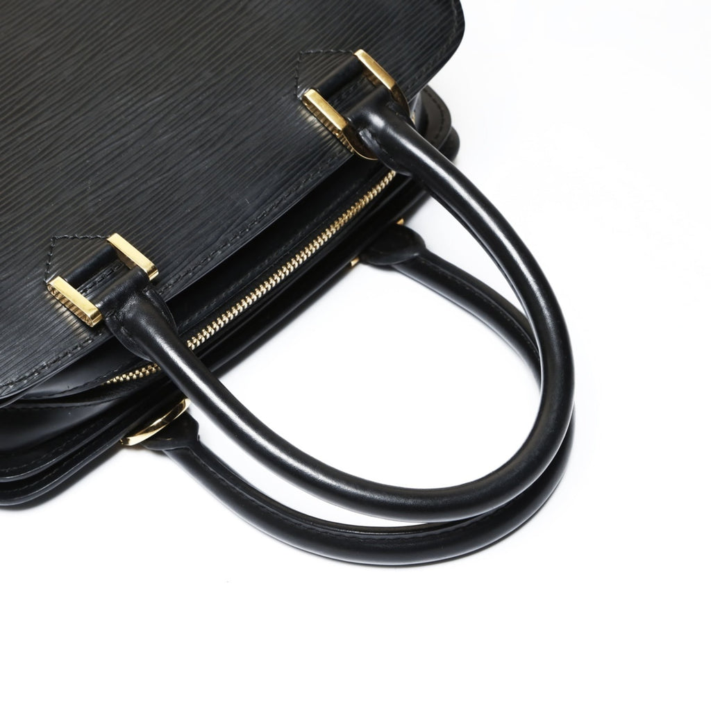 Louis Vuitton Epi Black Epi Leather Handbag