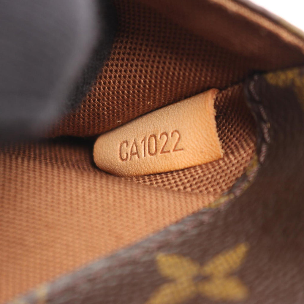 Louis Vuitton Brown Coated Canvas Leather Fanny Pack Handbag