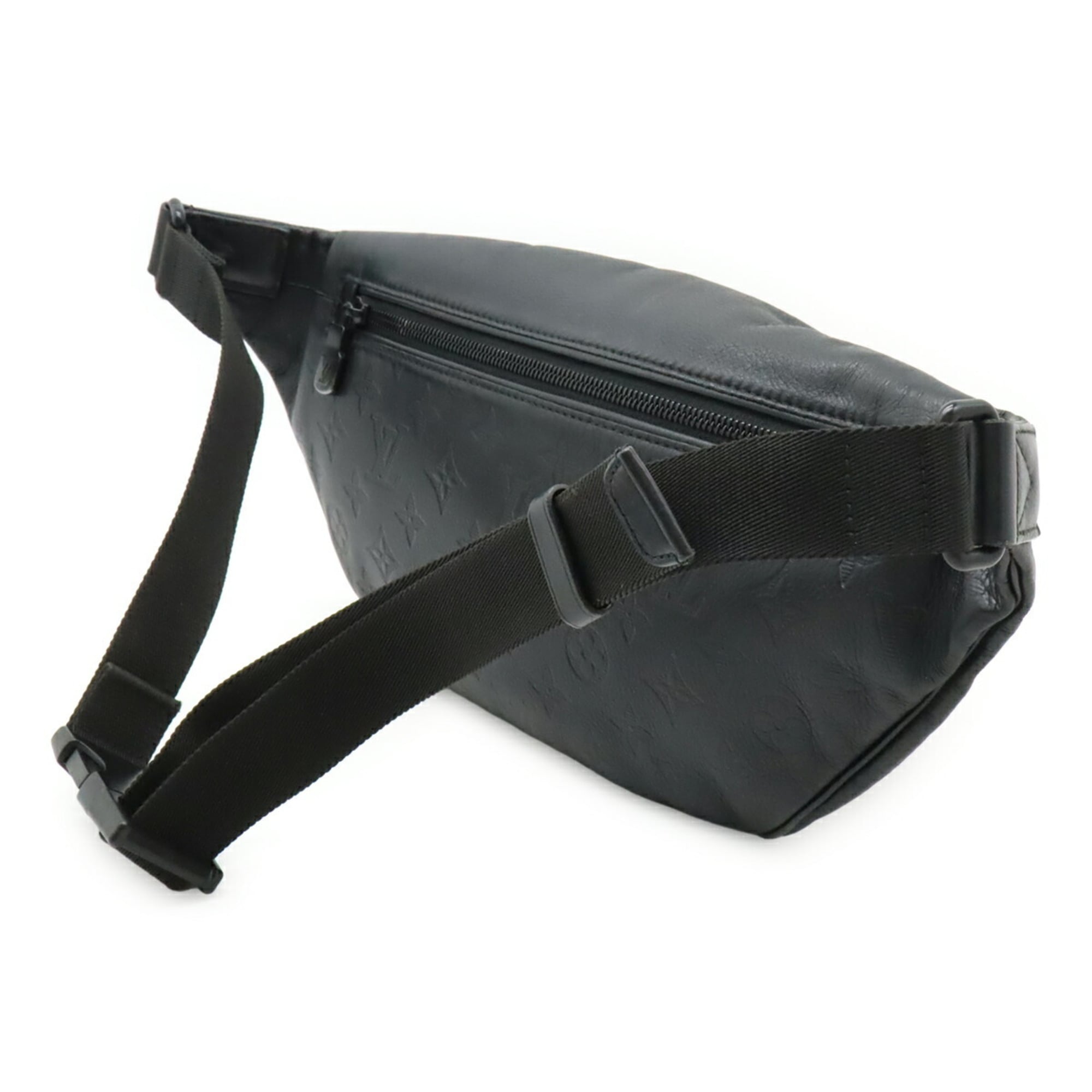 Louis Vuitton Black Noir Monogram Shadow Fanny Pack