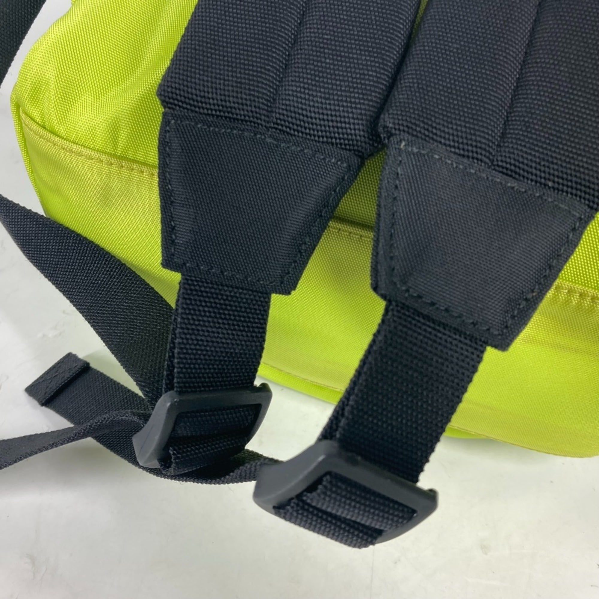 Balenciaga Black Yellow Nylon Canvas Backpack
