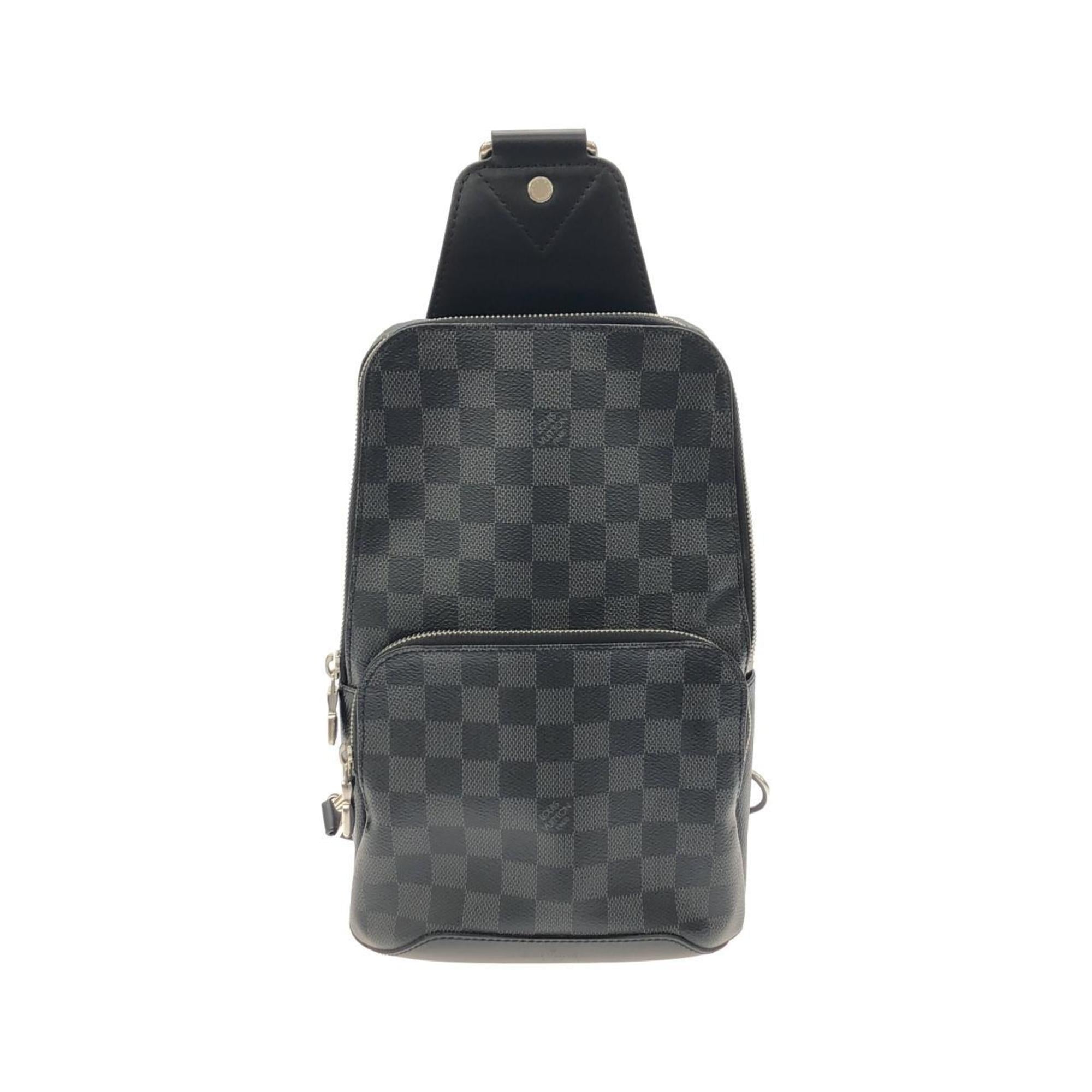 Louis Vuitton Graphite Coated Canvas Shoulder Bag