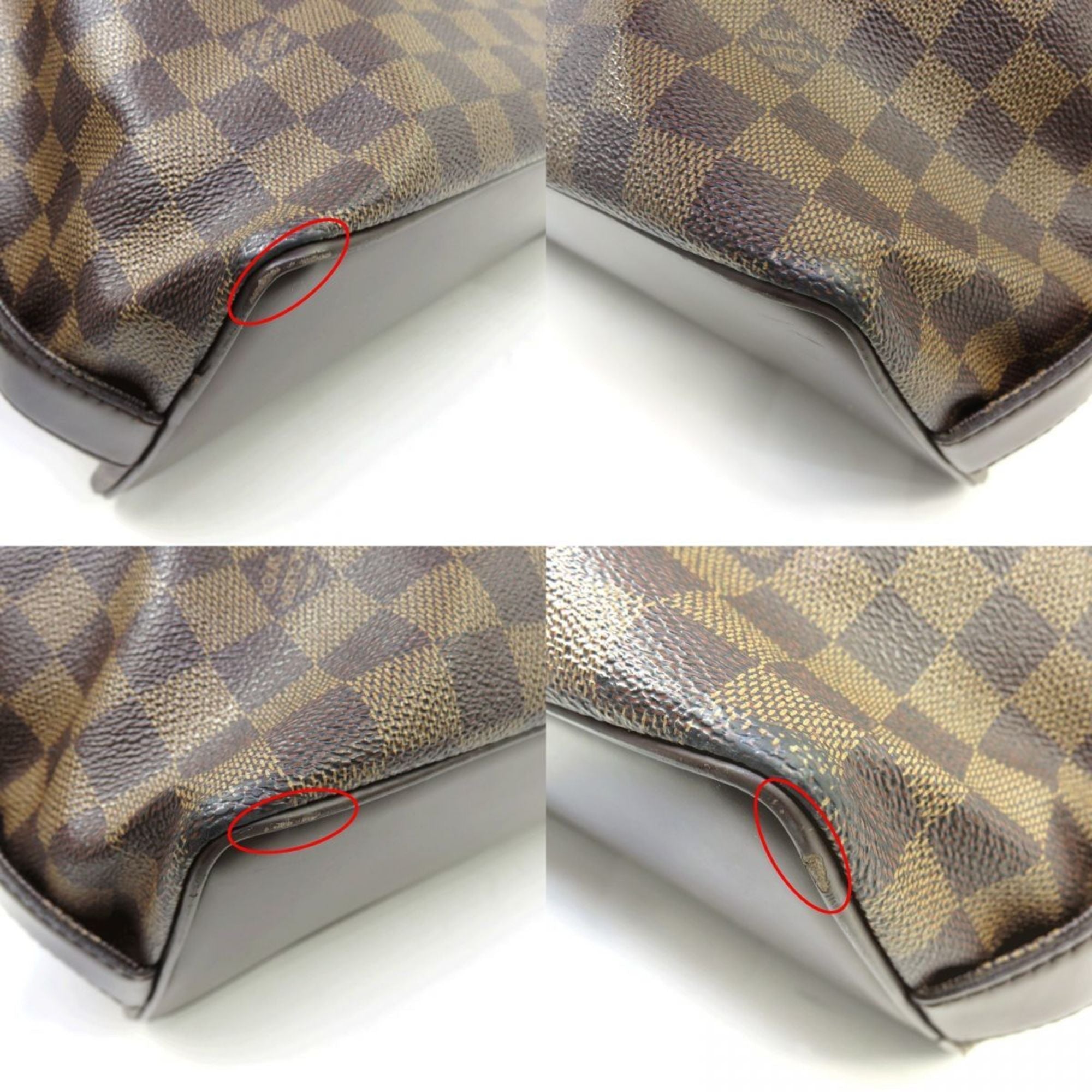 Louis Vuitton Damier Canvas Ebene Galle Damier Canvas Shoulder Bag Tote Bag