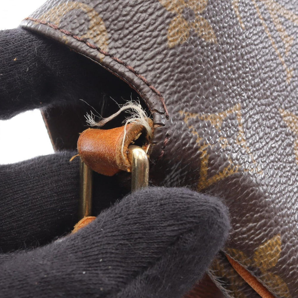 Louis Vuitton Brown Coated Canvas Pvc Leather Shoulder Bag