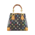 Louis Vuitton Black Multi-Color Coated Canvas Handbag