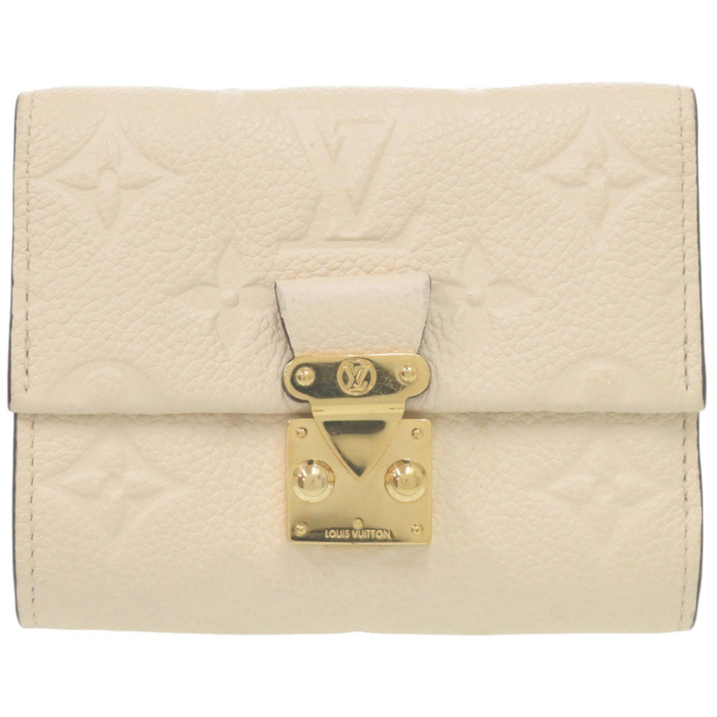 Louis Vuitton Monogram Empreinte Gold Monogram White Monogram Empreinte Wallet (Tri-Fold)