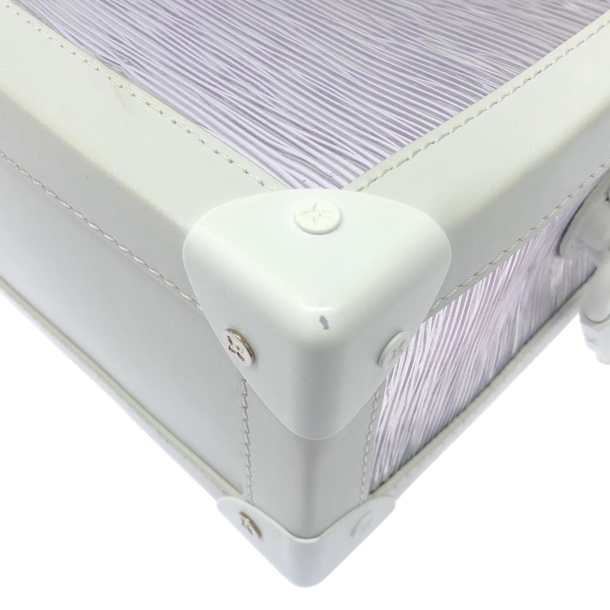 Louis Vuitton Clear White Pvc Leather Shoulder Bag