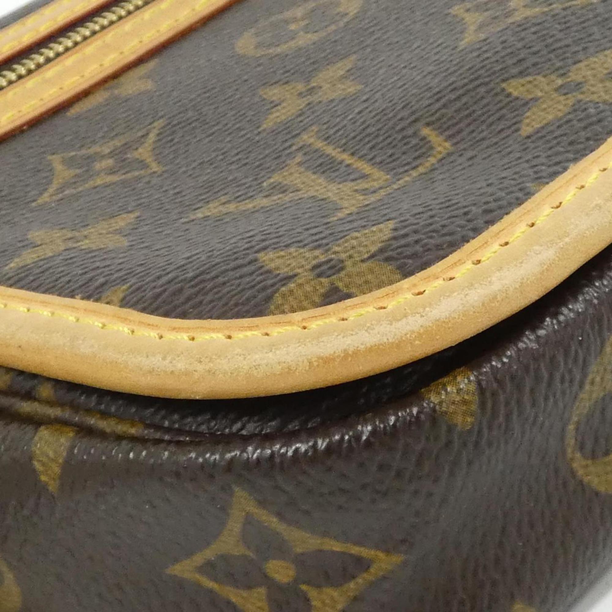 Louis Vuitton Marron Coated Canvas Shoulder Bag