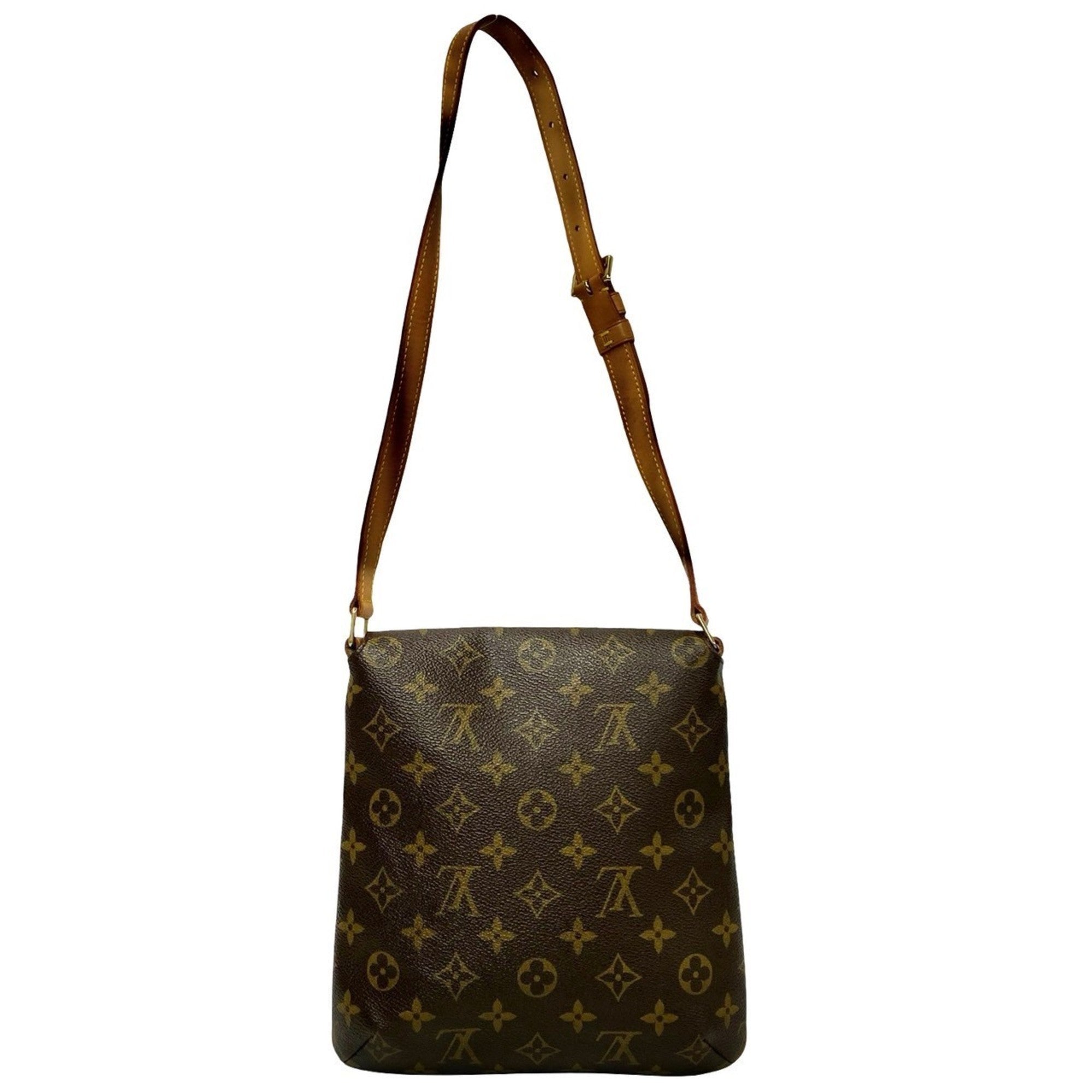 Louis Vuitton Brown Leather Pvc Pochette Shoulder Bag