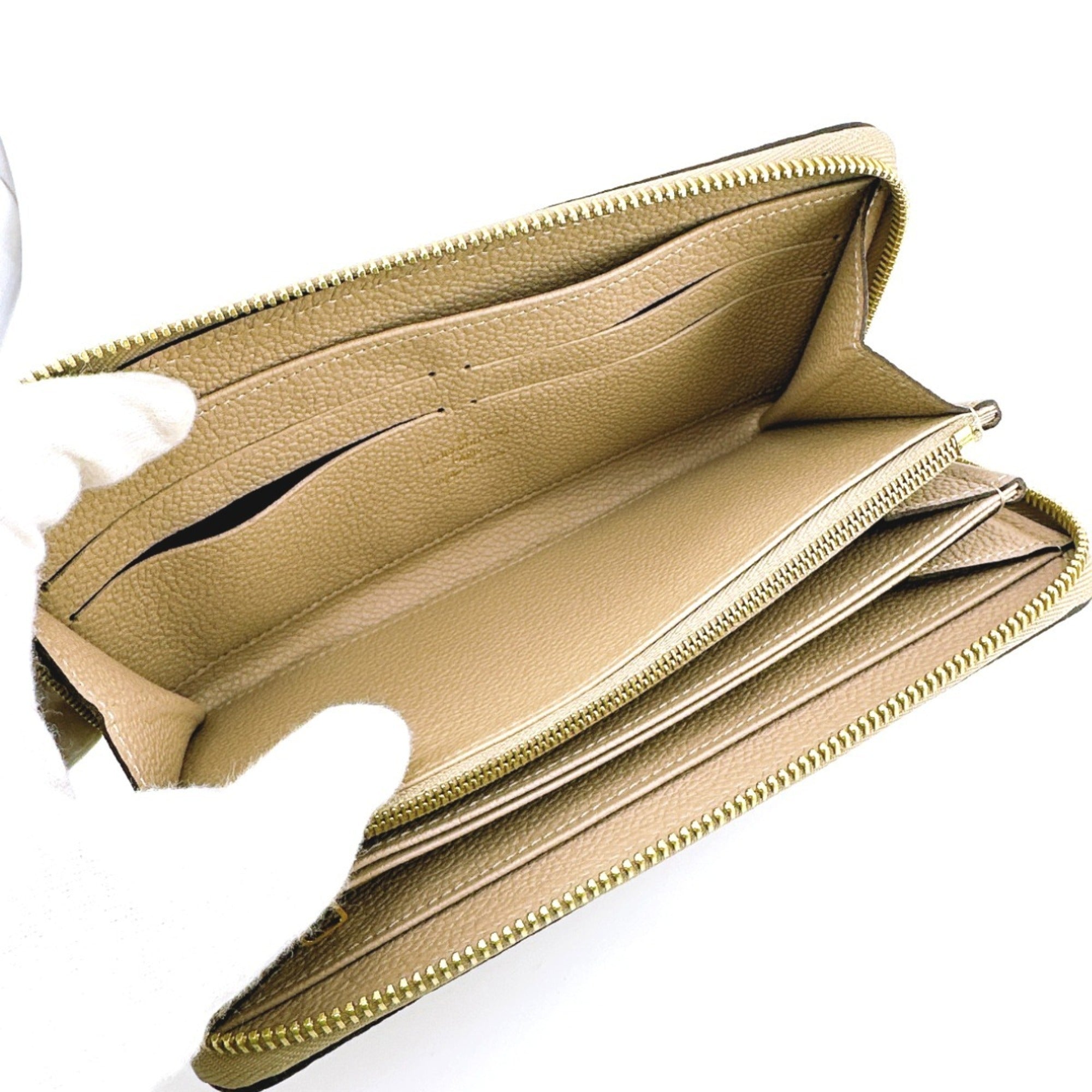 Louis Vuitton Beige Dune Monogram Empreinte Long Wallet
