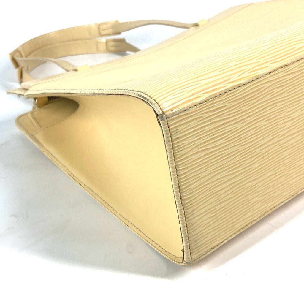 Louis Vuitton Vanilla Yellow Epi Leather Shoulder Bag Tote Bag