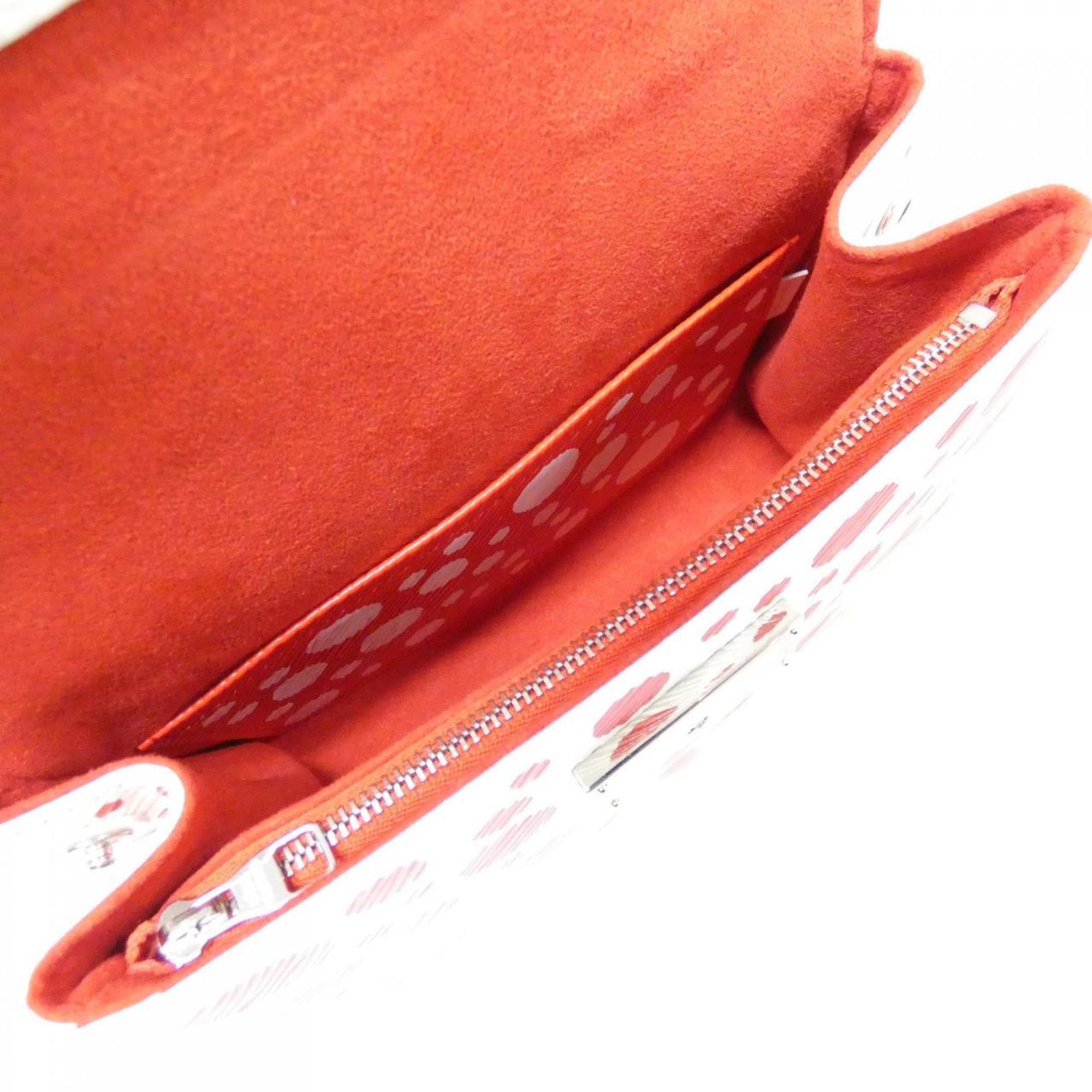Louis Vuitton Blanc Rouge White Leather Handbag