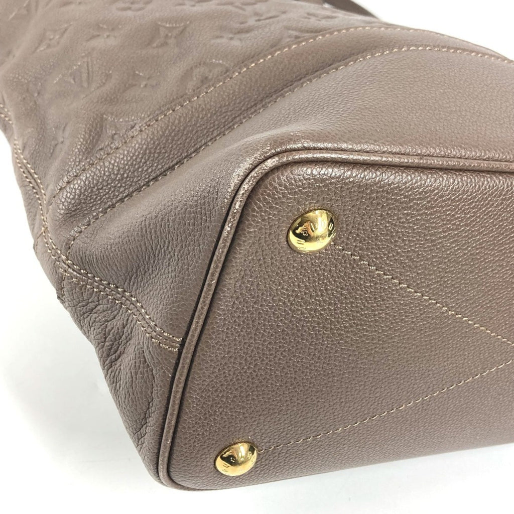 Louis Vuitton Brown Monogram Empreinte Leather Handbag Shoulder Bag Tote Bag
