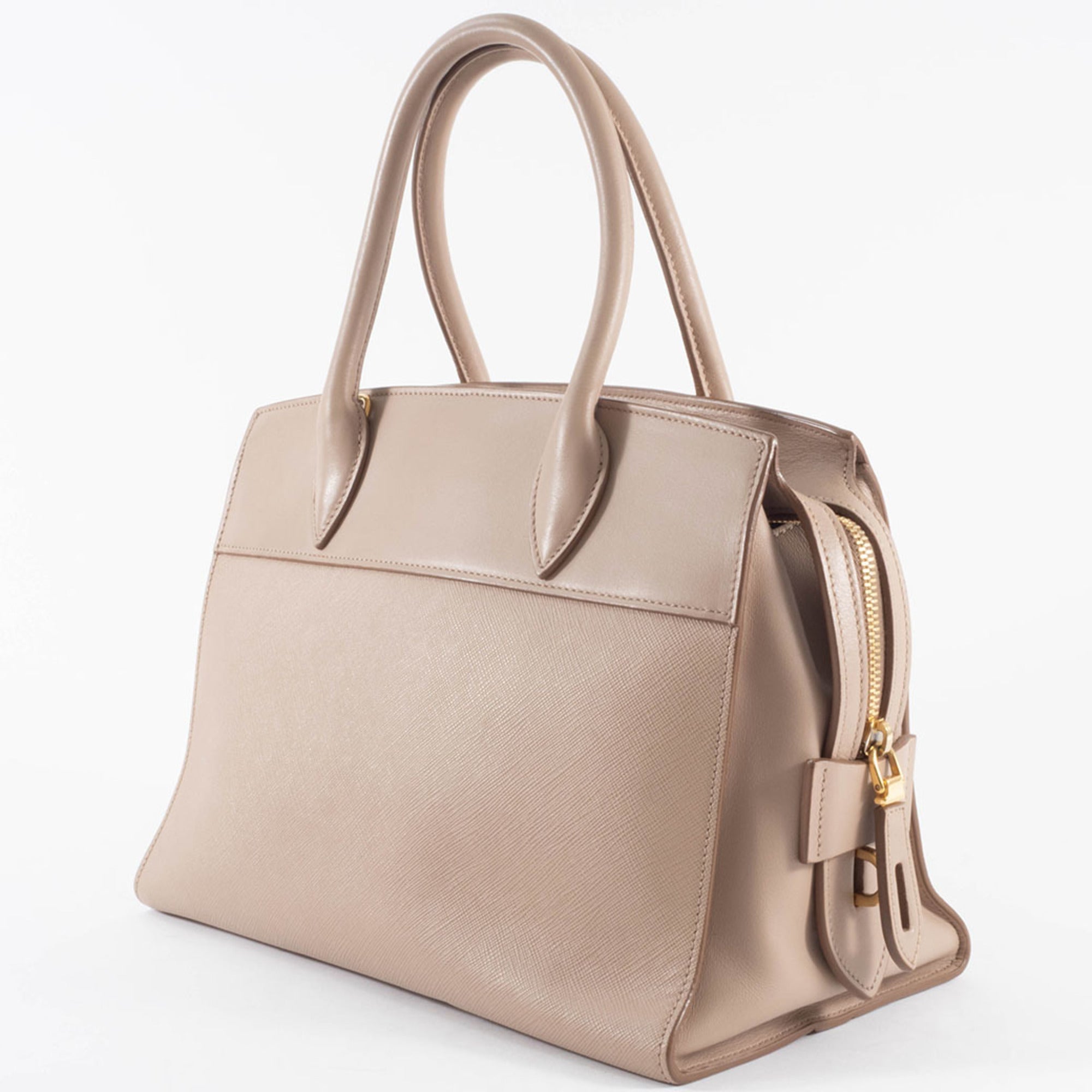 Prada Beige Leather Handbag