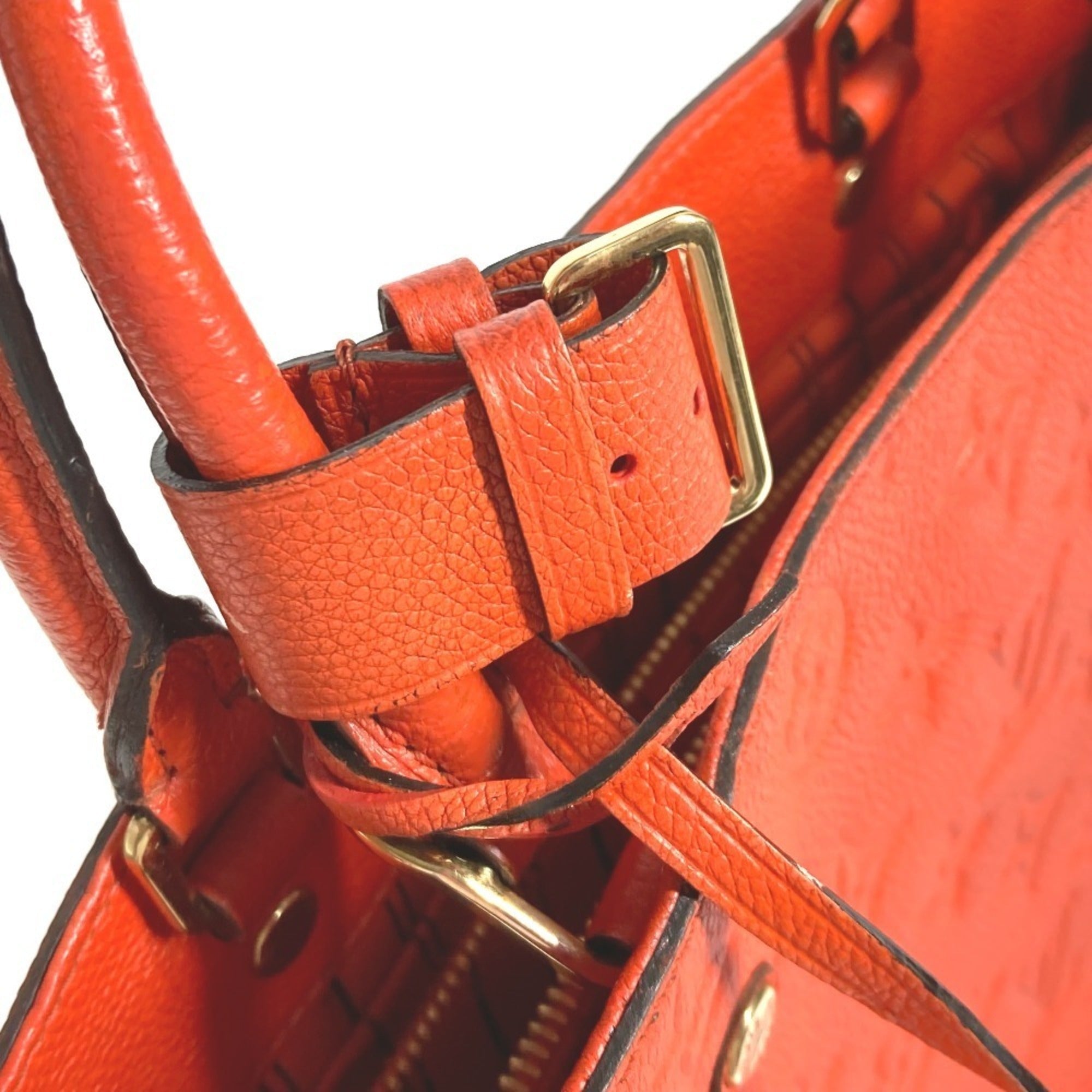 Louis Vuitton Orange Monogram Empreinte Handbag Shoulder Bag Tote Bag