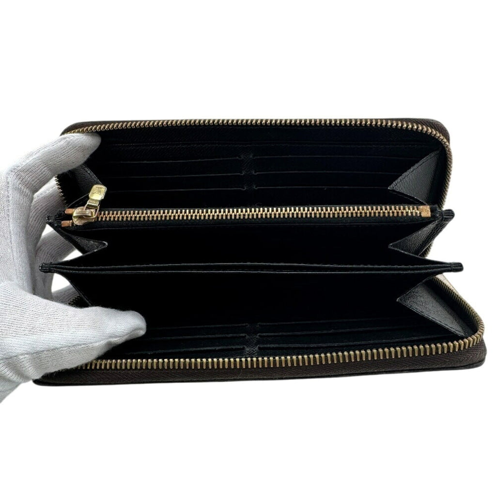 Louis Vuitton Brown Leather Long Wallet