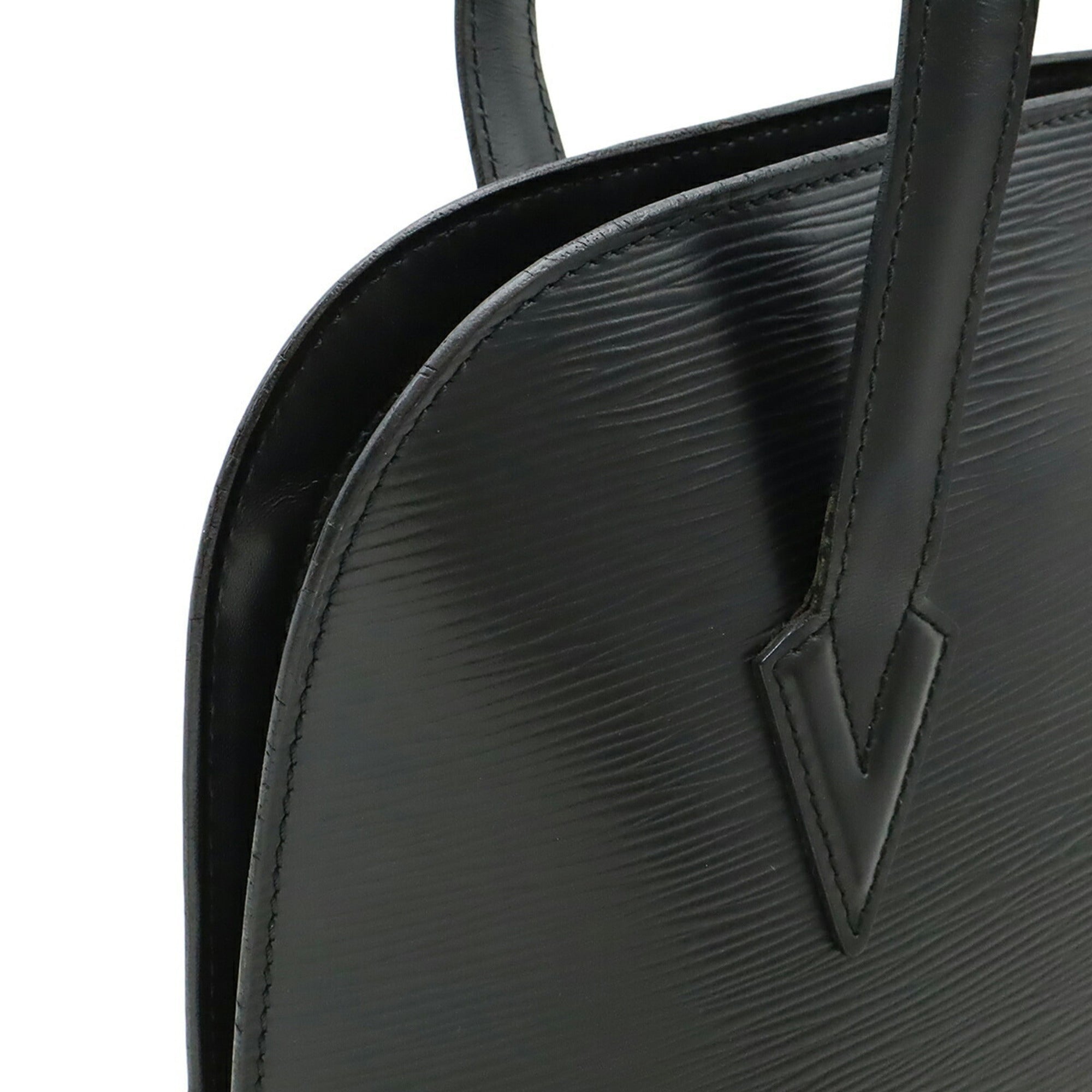 Louis Vuitton Black Noir Epi Leather Shoulder Bag Tote Bag