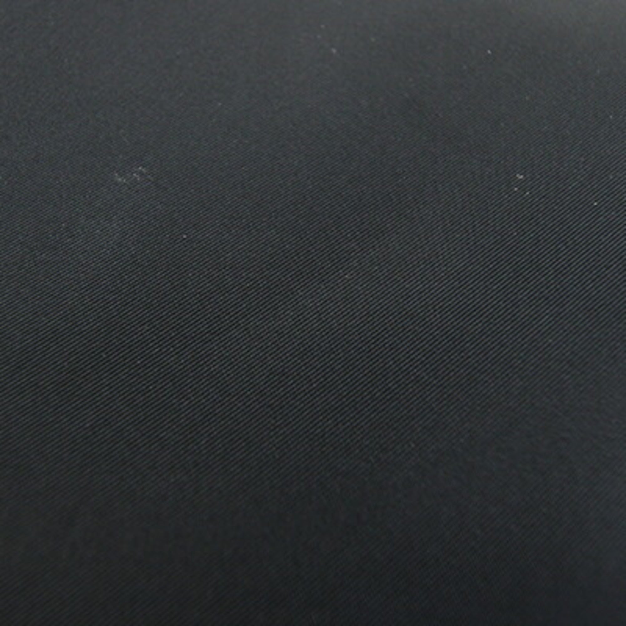 Prada Black Nylon Leather Pochette Shoulder Bag