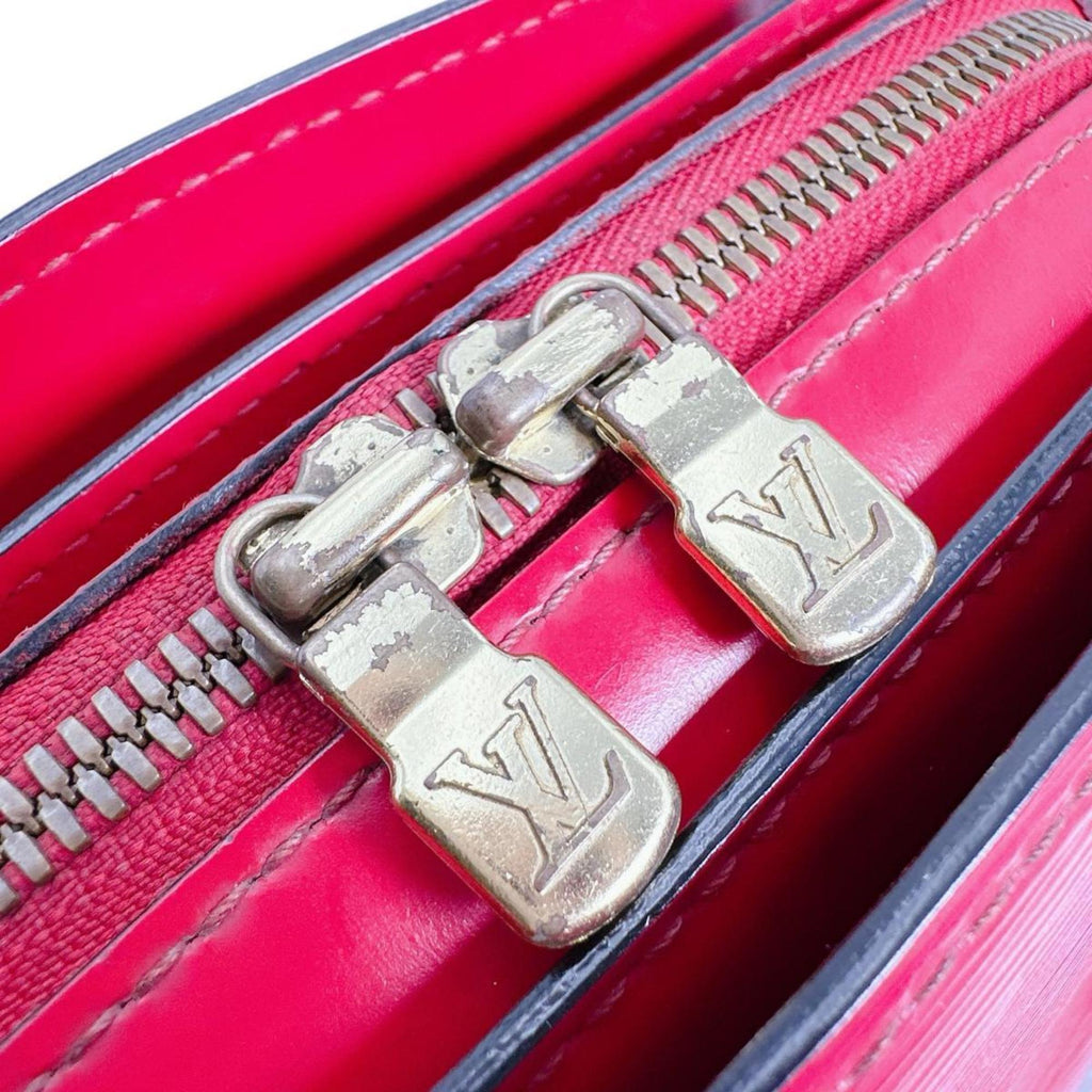 Louis Vuitton Red Color Epi Leather Handbag