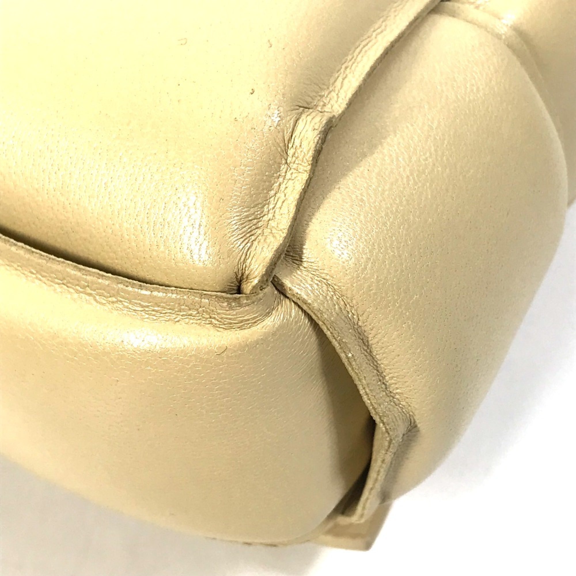 Bottega Veneta Beige Leather Shoulder Bag