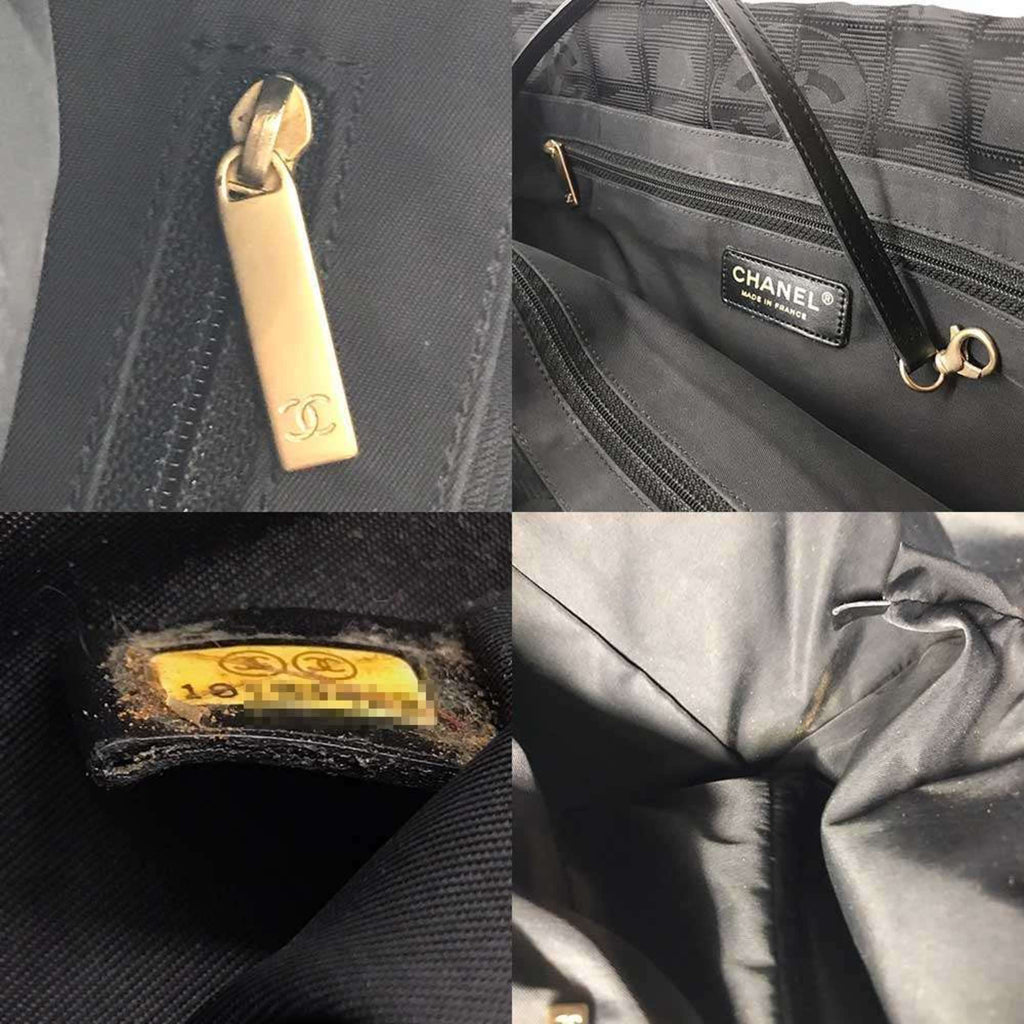 Chanel Black Nylon Tote Bag