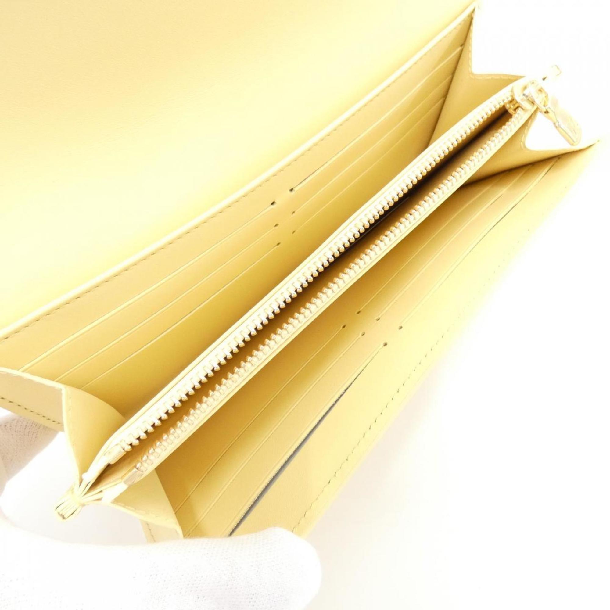 Louis Vuitton Jaune Leather Long Wallet
