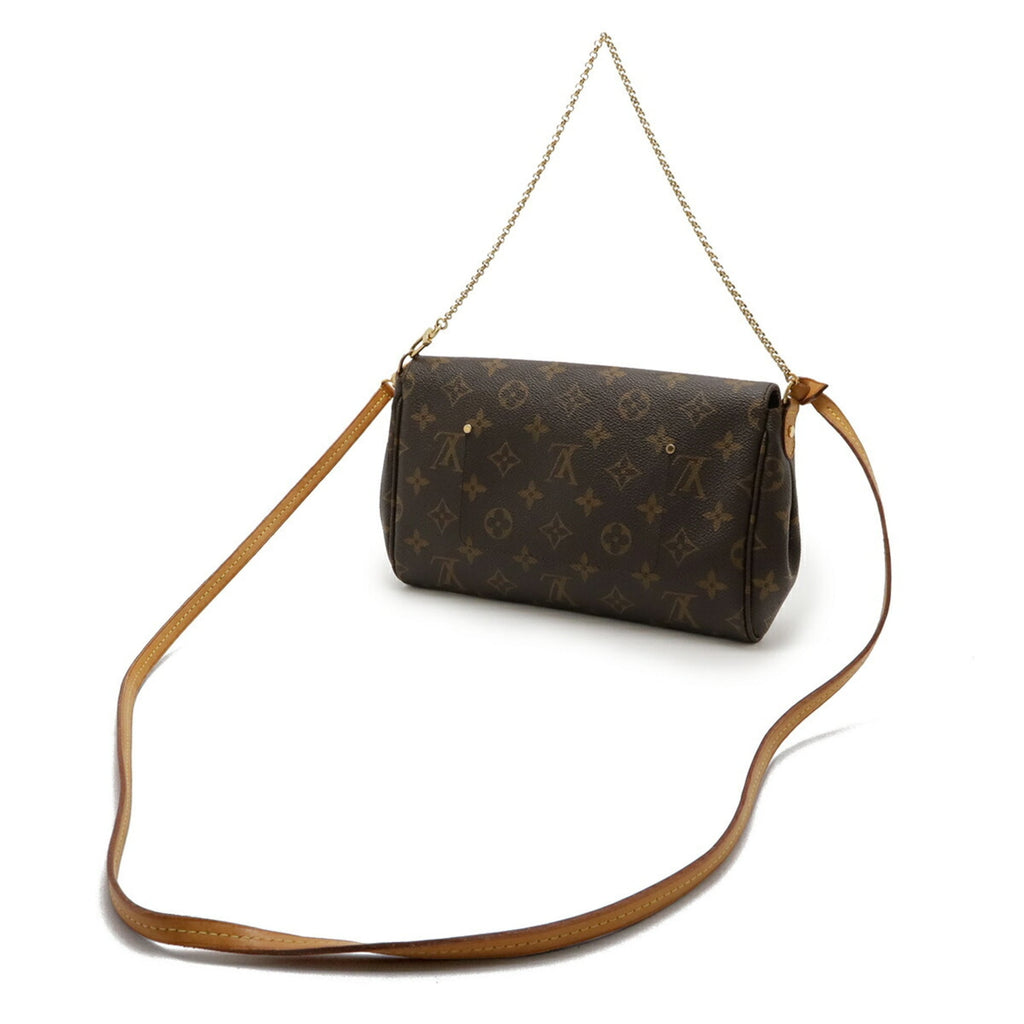Louis Vuitton Brown Monogram Canvas Clutch Bag Shoulder Bag