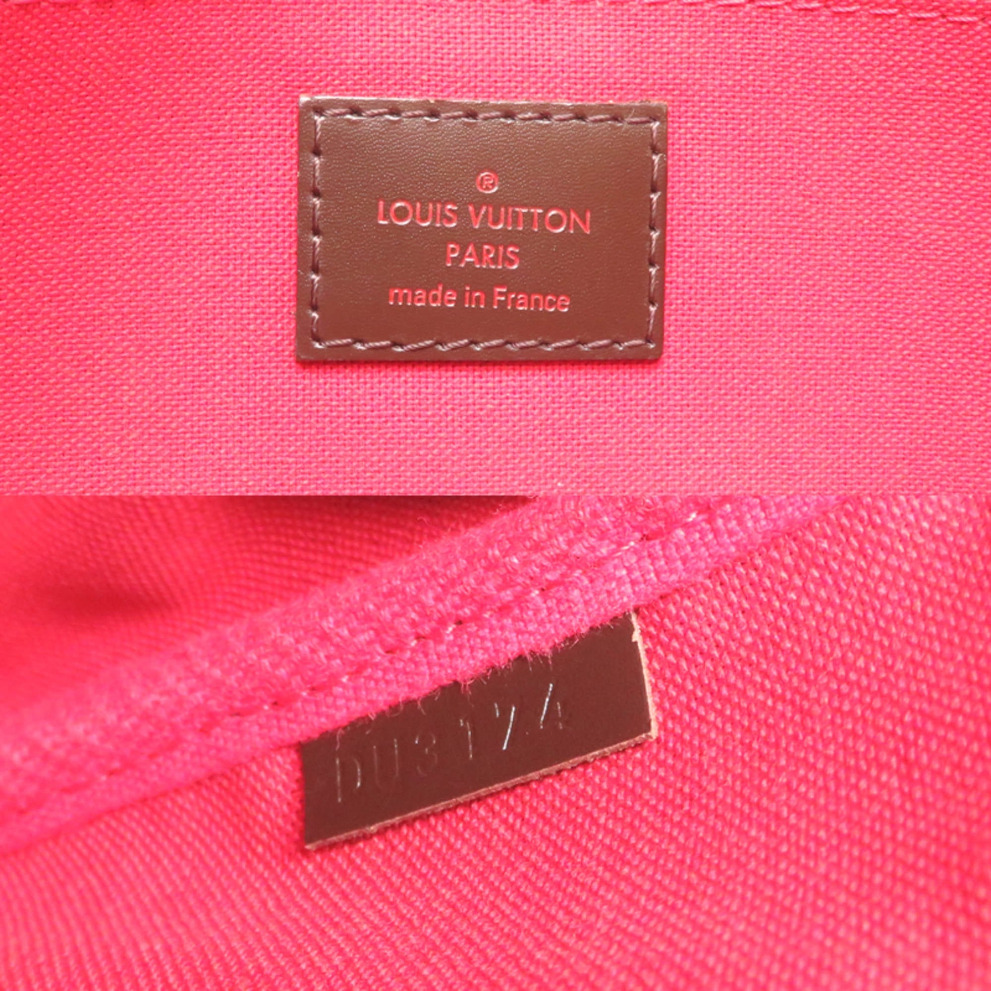 Louis Vuitton Brown Damier Canvas Handbag